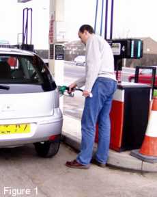 Photo of measurement whilst refuelling