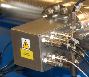 Photo of pre-amp mounted and in use